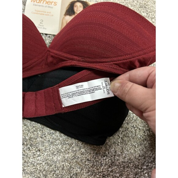 Warners Elements Of Bliss 34C Bras Wireless 2 Pack - Picture 4 of 5
